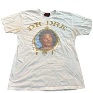 Vintage Death Row Records Dre Dre The Chronic T Shirt Men Medium White 2005 Y2k